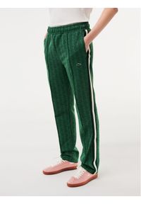 Spodnie dresowe Lacoste. Kolor: zielony. Materiał: dresówka #1