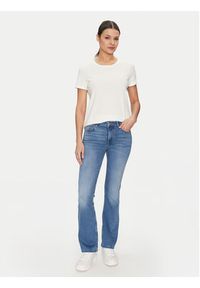 Vero Moda T-Shirt Blair 10325914 Biały Regular Fit. Kolor: biały. Materiał: bawełna