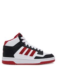 Adidas - adidas Sneakersy Rapid Court Mid JR3180 Biały. Kolor: biały. Materiał: skóra