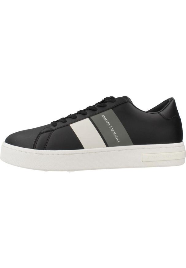 Armani Exchange - Kapcie ARMANI EXCHANGE LONDON Czarny. Kolor: czarny. Materiał: syntetyk, tkanina. Sport: turystyka piesza