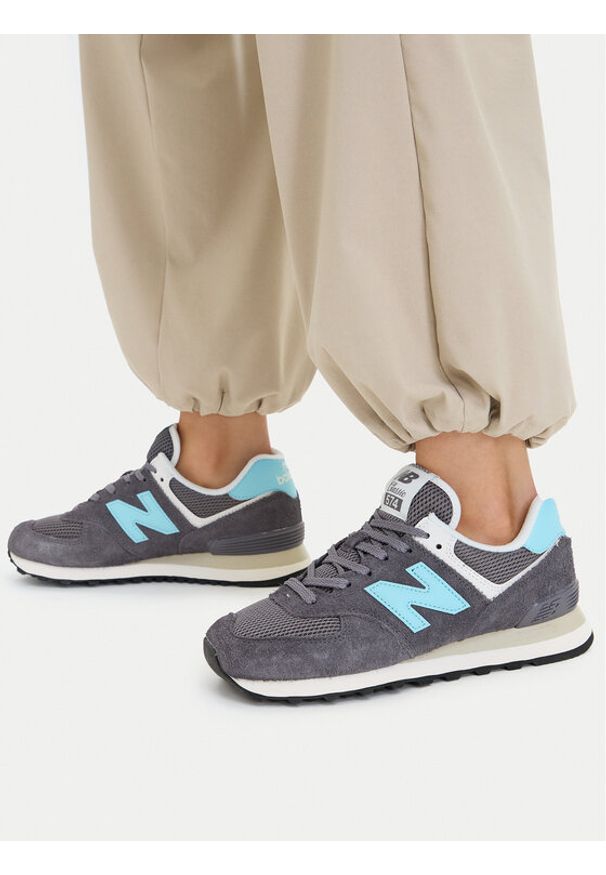 New Balance Sneakersy U5745LX Szary. Kolor: szary. Materiał: skóra, zamsz