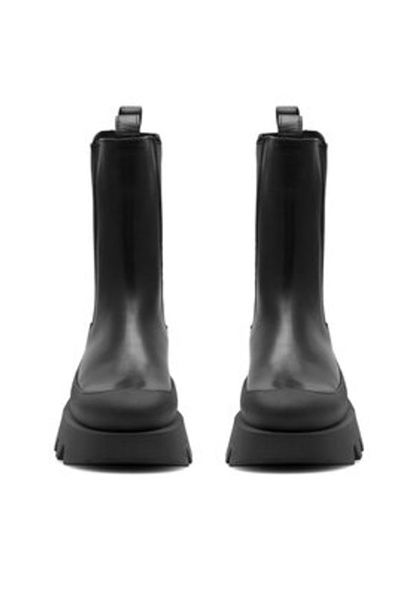 Badura Botki IDEM-01 Czarny. Kolor: czarny. Materiał: skóra