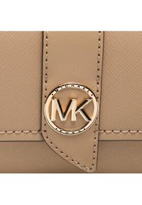 MICHAEL Michael Kors Torebka Greenwich 32S3GGRC1L Beżowy. Kolor: beżowy. Materiał: skórzane