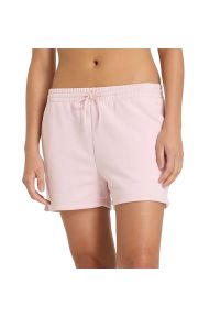 Spodenki damskie New Balance WS41500RSG - różowe. Kolor: różowy. Materiał: poliester, bawełna, dresówka, tkanina. Długość: krótkie #1