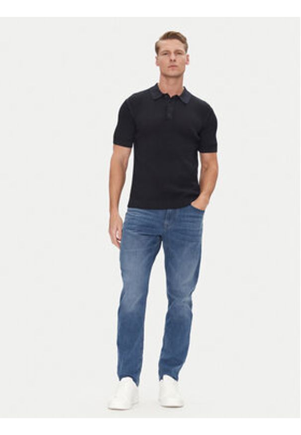 JOOP! Jeans Polo 15 JJK-08Vicono 30045448 Granatowy Modern Fit. Typ kołnierza: polo. Kolor: niebieski. Materiał: bawełna