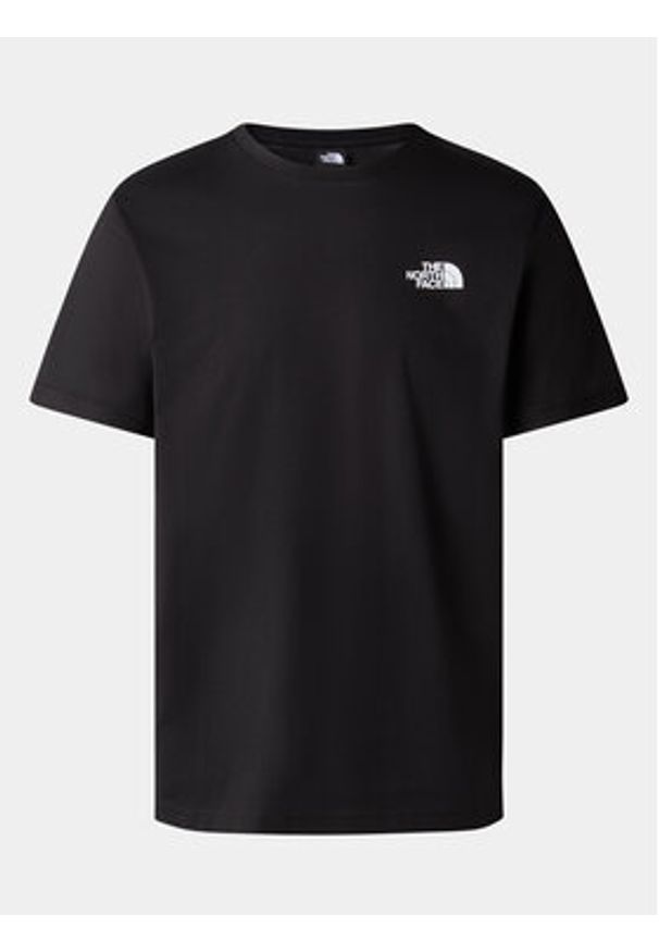 The North Face T-Shirt Redbox NF0A87NP Czarny Regular Fit. Kolor: czarny. Materiał: bawełna