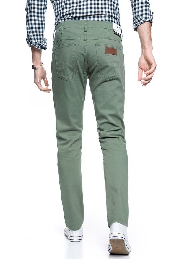 Wrangler - SPODNIE MĘSKIE WRANGLER LARSTON WREATH GREEN W18SF3G29 112127477