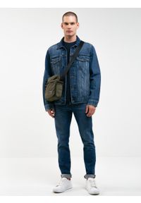 Big-Star - Spodnie jeans męskie Terry Slim 551. Stan: obniżony. Kolor: niebieski #6