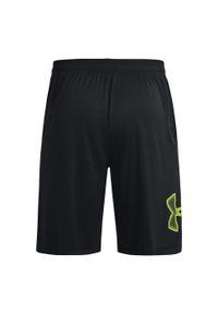 Under Armour - Męskie Spodenki Z Grafiką Techniczną. Kolor: czarny. Sport: turystyka piesza