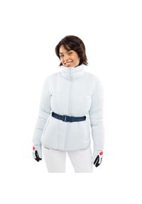 SIROKO - Damska ocieplana kurtka narciarska retro Siroko Alpengold-W Light Blue. Kolor: niebieski. Materiał: syntetyk, puch. Sezon: zima. Sport: narciarstwo #1