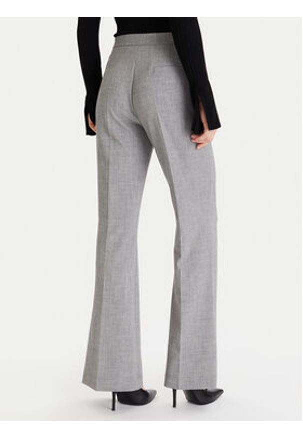 Maryley Spodnie materiałowe MARYLEY-25IB587 Szary Regular Fit. Kolor: szary. Materiał: syntetyk