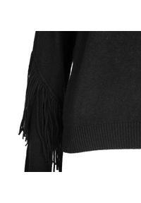 Pinko Sweter "Coperto" | 1B14VD Y694 | Coperto | Kobieta | Czarny. Okazja: na co dzień. Kolor: czarny. Materiał: bawełna, wełna, wiskoza, poliamid, kaszmir. Wzór: aplikacja. Styl: casual #4