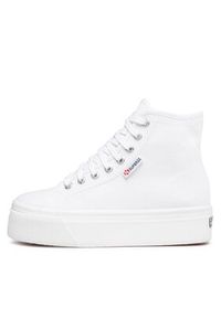 Superga Sneakersy Hi Top 2708 S41273W Biały. Kolor: biały. Materiał: materiał #5