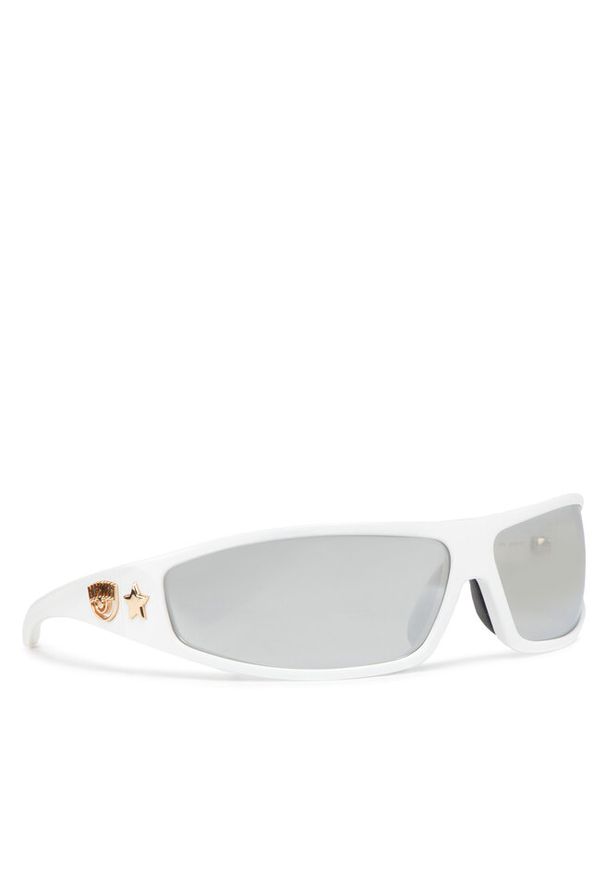 Okulary przeciwsłoneczne Chiara Ferragni. Kolor: biały