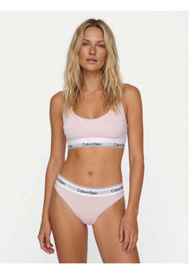 Calvin Klein Underwear Biustonosz braletka LV00QF8503 Różowy. Kolor: różowy. Materiał: bawełna