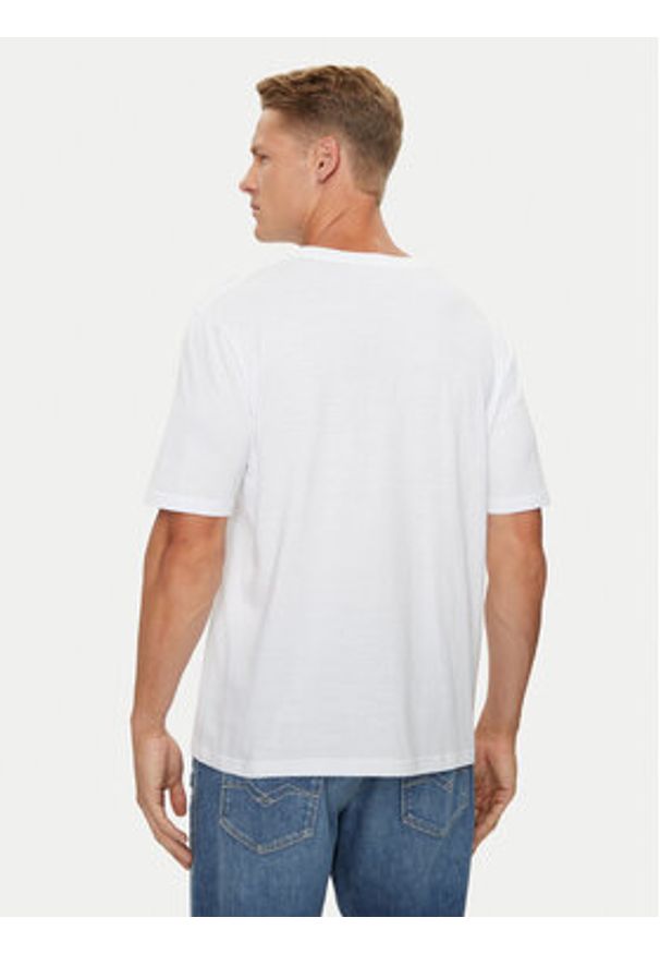 Jack & Jones Komplet t-shirtów Under 12248076 Biały Standard Fit. Kolor: biały. Materiał: syntetyk, bawełna