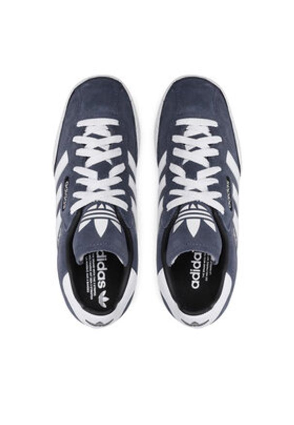 Adidas - adidas Sneakersy Super Suede 019332 Granatowy. Kolor: niebieski. Materiał: skóra, zamsz