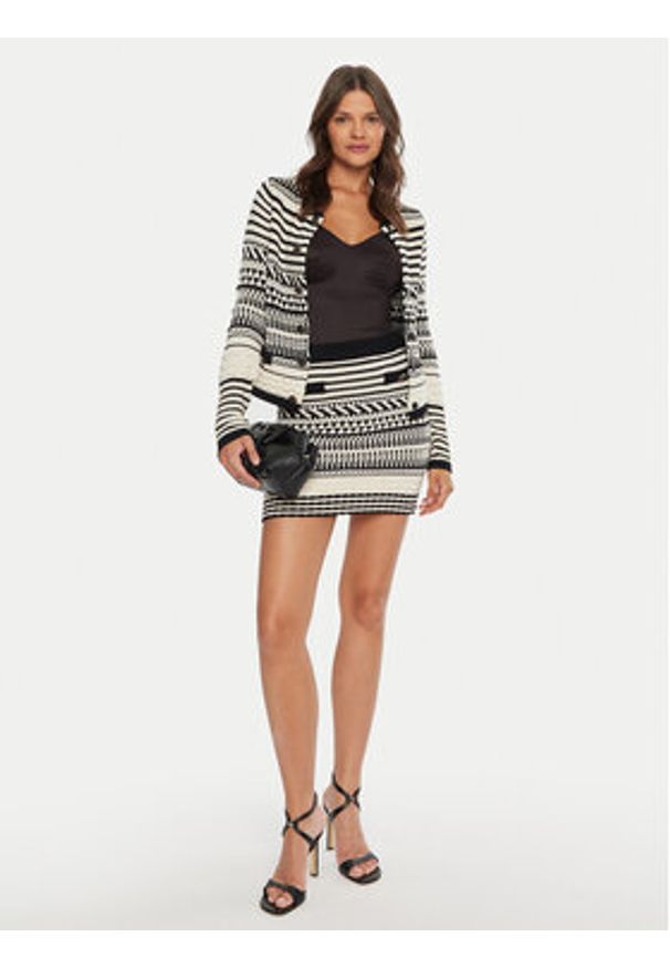 Marciano Guess Spódnica mini Arianna 4YGD29 5819Z Czarny Regular Fit. Kolor: czarny. Materiał: bawełna