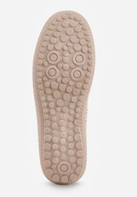 Renee - Ciemnobeżowe Ażurowe Tenisówki w Stylu Boho Tidira. Okazja: na co dzień. Kolor: beżowy. Wzór: ażurowy. Sezon: wiosna. Styl: boho #6