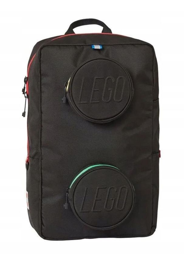 LEGO Brick 1x2 Backpack 20204-0354 Czarne One size. Kolor: czarny
