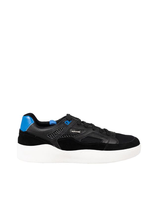 Geox Sneakersy "Aerantis A" | U027XA 02214 | Mężczyzna | Czarny. Kolor: czarny. Materiał: skóra, materiał