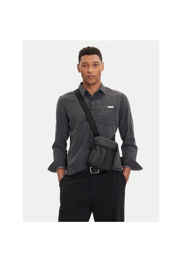 Saszetka BOSS. Kolor: czarny