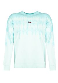 TOMMY HILFIGER - Tommy Hilfiger Bluza "Tie Die" | DM0DM08473 | Mężczyzna | Niebieski. Okazja: na co dzień. Kolor: niebieski. Materiał: bawełna, elastan. Styl: casual #5