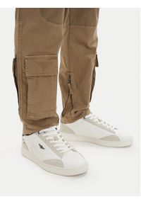 Aeronautica Militare Spodnie cargo 261PA1387UCT01493 Khaki Regular Fit. Kolor: brązowy. Materiał: bawełna #4