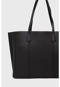 Tory Burch torebka skórzana kolor czarny. Kolor: czarny. Materiał: skórzane. Rodzaj torebki: na ramię #2