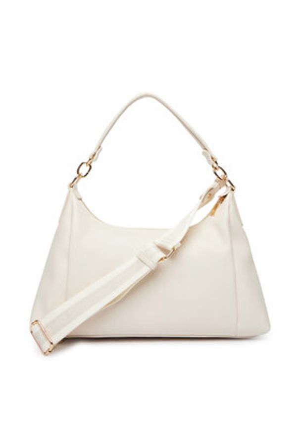 TOMMY HILFIGER - Tommy Hilfiger Torebka Th Essential Shoulder Bag AW0AW18373 Beżowy. Kolor: beżowy. Materiał: skórzane