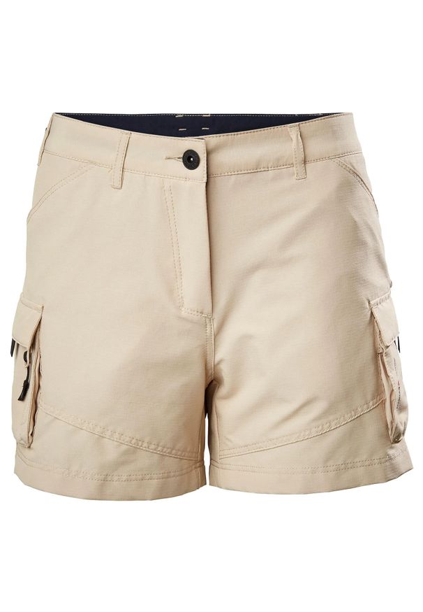 Szorty damskie Musto Evo Deck Uv Fd FW. Kolor: beżowy. Długość: krótkie. Sport: żeglarstwo