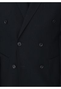 Pako Lorente - PAKO LORENTE – Granatowa dwurzędowa marynarka męska. Okazja: na co dzień. Kolor: niebieski, czarny. Materiał: poliester, wiskoza, elastan. Wzór: gładki. Styl: casual #3