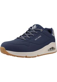 skechers - Tenisówki Skechers Model Shimmer Away Kolor Niebieski. Kolor: niebieski. Materiał: tkanina. Model: Skechers Sport. Sport: turystyka piesza
