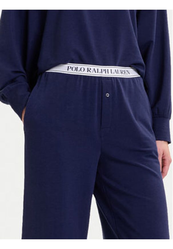 Polo Ralph Lauren Piżama 4P8030 Granatowy Relaxed Fit. Kolor: niebieski. Materiał: bawełna