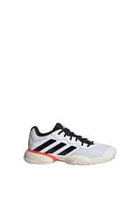 Adidas - Buty Barricade Tennis Kids. Kolor: czarny, biały, wielokolorowy. Materiał: materiał. Sport: tenis