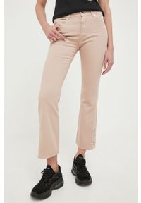 Pinko jeansy damskie medium waist. Kolor: różowy #1