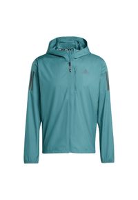 Adidas - Kurtka adidas Own the Run. Kolor: zielony. Sport: bieganie #1