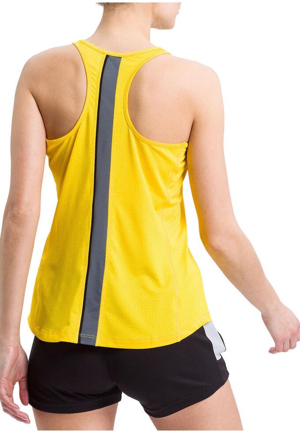 ERIMA - Tank top damski Erima Squad. Kolor: czarny, żółty, wielokolorowy. Sport: tenis, joga i pilates, fitness