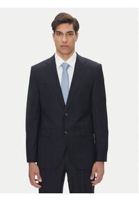BOSS Garnitur H-Jeckson 50546122 Granatowy Regular Fit. Kolor: niebieski. Materiał: wełna #3