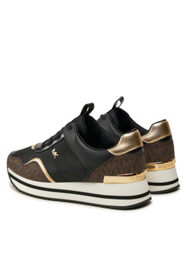 MICHAEL Michael Kors Sneakersy 43R4RNFSCD Czarny. Kolor: czarny. Materiał: skóra