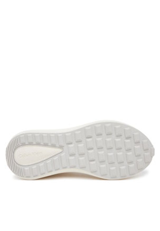 Calvin Klein Jeans Sneakersy Athleisure Runner Laceup Nt YW0YW01823 Biały. Kolor: biały. Materiał: materiał
