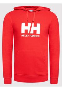 Helly Hansen Bluza Logo 33977 Czerwony Regular Fit. Kolor: czerwony. Materiał: bawełna #5