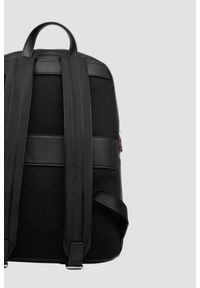 Karl Lagerfeld - KARL LAGERFELD Czarny plecak męski ze skóry ekologicznej Ikon. Kolor: czarny. Materiał: skóra ekologiczna. Styl: casual, elegancki #5