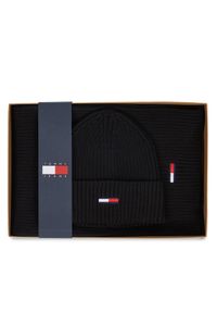 TOMMY HILFIGER - Zestaw Szalik i Czapka Tommy Hilfiger. Kolor: czarny #1