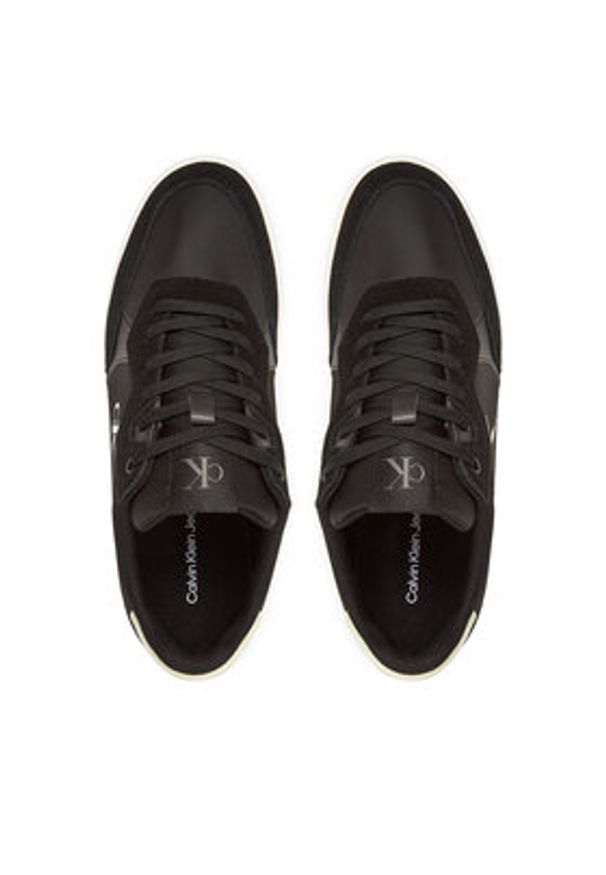Calvin Klein Jeans Sneakersy Classic Cupsole Mg Nylon Mix YM0YM01304 Czarny. Kolor: czarny. Materiał: skóra