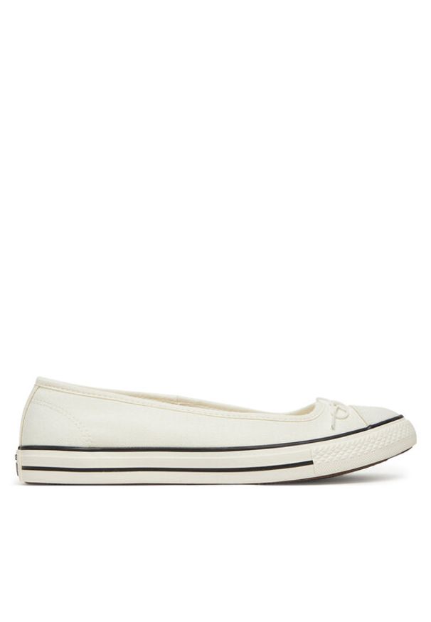 Converse Baleriny Chuck Taylor All Star Dainty Ballerina A16211C Beżowy. Kolor: beżowy. Materiał: materiał
