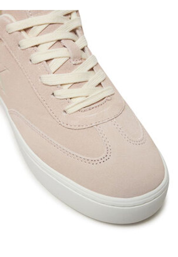 Calvin Klein Jeans Sneakersy Classic Cupsole Laceup Wt Wm YW0YW01833 Różowy. Kolor: różowy. Materiał: zamsz, skóra