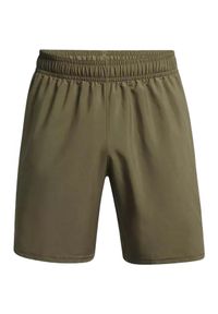 Under Armour - Spodenki na trening do ćwiczeń męskie UNDER ARMOUR szybkoschnące. Kolor: zielony. Sport: fitness #1