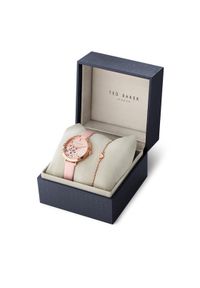 Ted Baker Zestaw zegarek i bransoletka Phylipa BKG028100 Różowy. Kolor: różowy #1