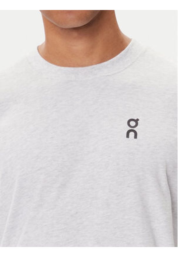 On T-Shirt Club-T 1ME1005 Szary Relaxed Fit. Kolor: szary. Materiał: bawełna